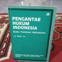 Pengantar Hukum Indonesia: Buku Panduan Mahasiswa