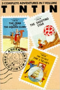 3 Complete Adventures in 1 Volume Tintin : The Crab With The Golden Claws