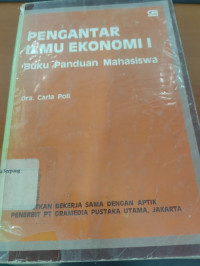 Image of Pengantar Ilmu Ekonomi I