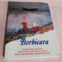 Ketika Laut Berbicara