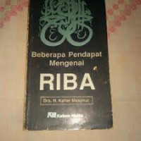 Beberapa Pendapat Mengenai Riba