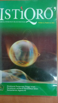 ISTIQRO'  : Jurnal Penelitian Islam Indonesia, Volume 12