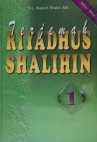 Terjemah RIYADHUS SHALIHIN, Jilid 1