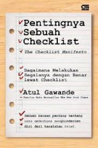 The Checklist Manifesto