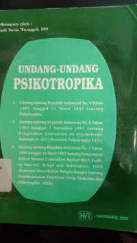 Undang-Undang Psikotropika