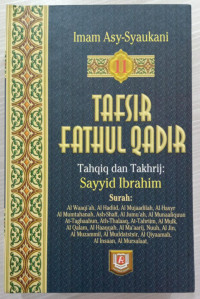Tafsir Fathul Qadir: Surah Al-Waaqi'ah - Al-Mursalaat. Jilid: 11