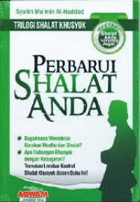 PERBAHARUI SHALAT ANDA