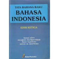 Tata Bahasa Baku : Bahasa Indonesia