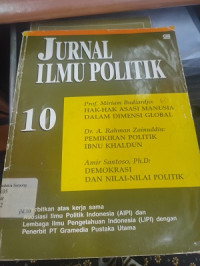 Jurnal Ilmu Politik 10