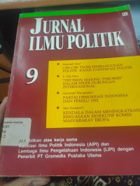 Jurnal Ilmu Politik 9