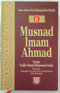 Musnad Imam Ahmad. Jilid: 6
