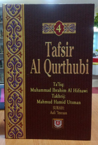 Tafsir Al-Qurthubi: Surah Aali' 'Imraan. Jilid 4