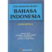 Image of Tata Bahasa Baku : Bahasa Indonesia