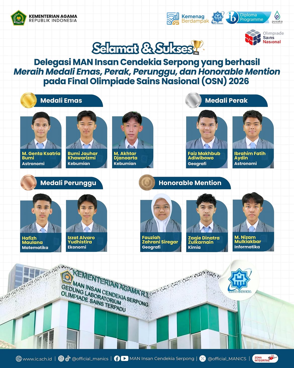Jawara OSN 2026 MAN Insan Cendekia Serpong
