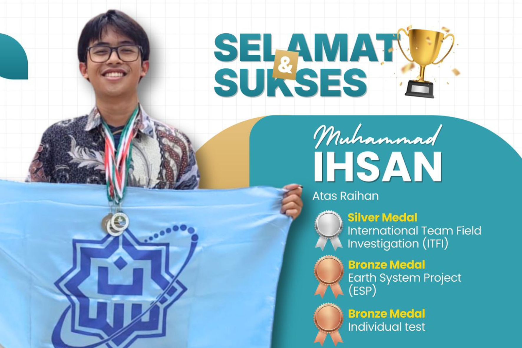 Siswa MAN IC Serpong Raih 3 Mendali DI IESO 2026